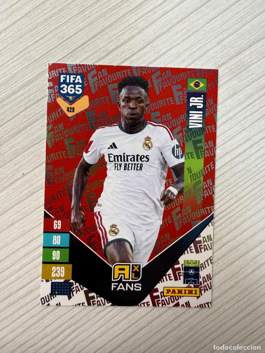 Cromos de f&uacute;tbol: FIFA 365 Adrenalyn XL 2027 &ndash;Vini JR Fan Favourite Rojo Red
