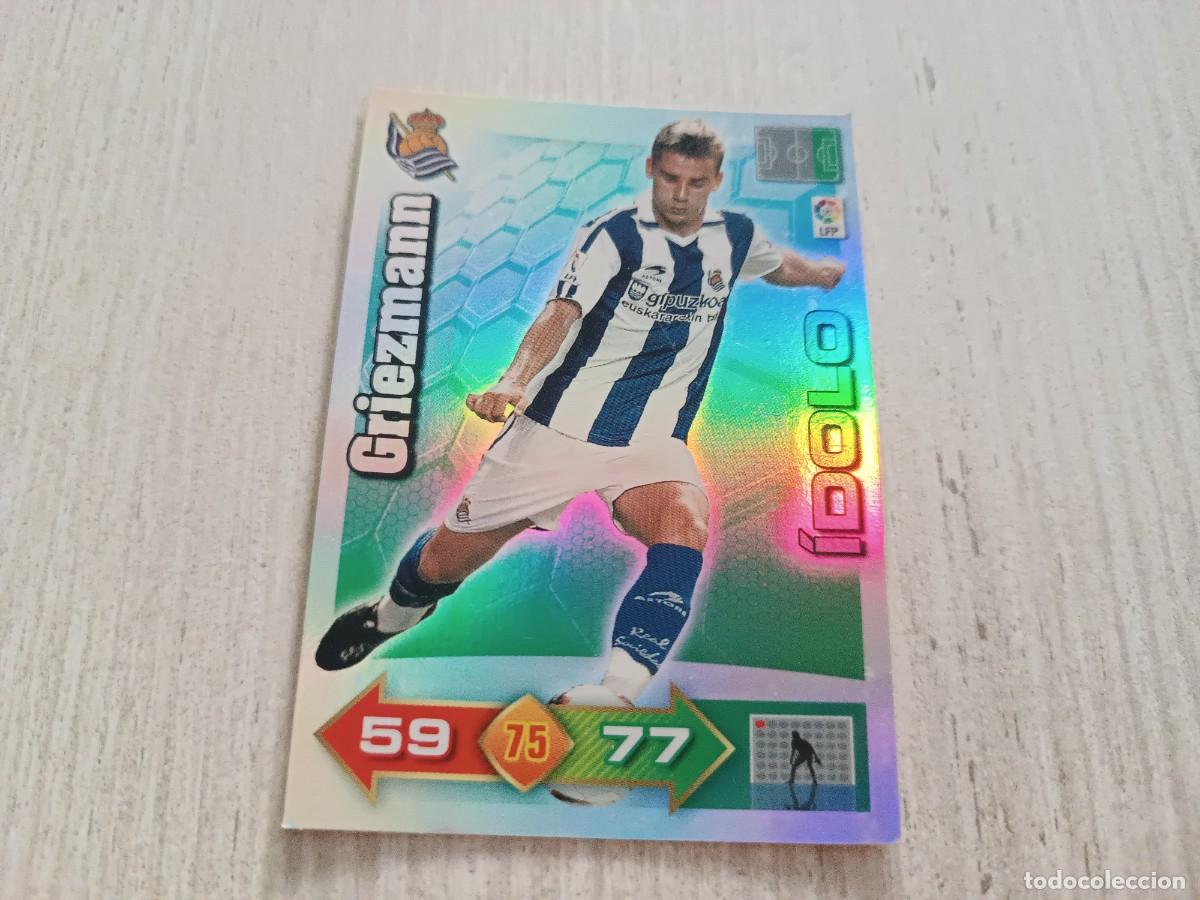Cromos de f&uacute;tbol: GRIEZMANN &Iacute;DOLO ADRENALYN 2010 2011 10 11