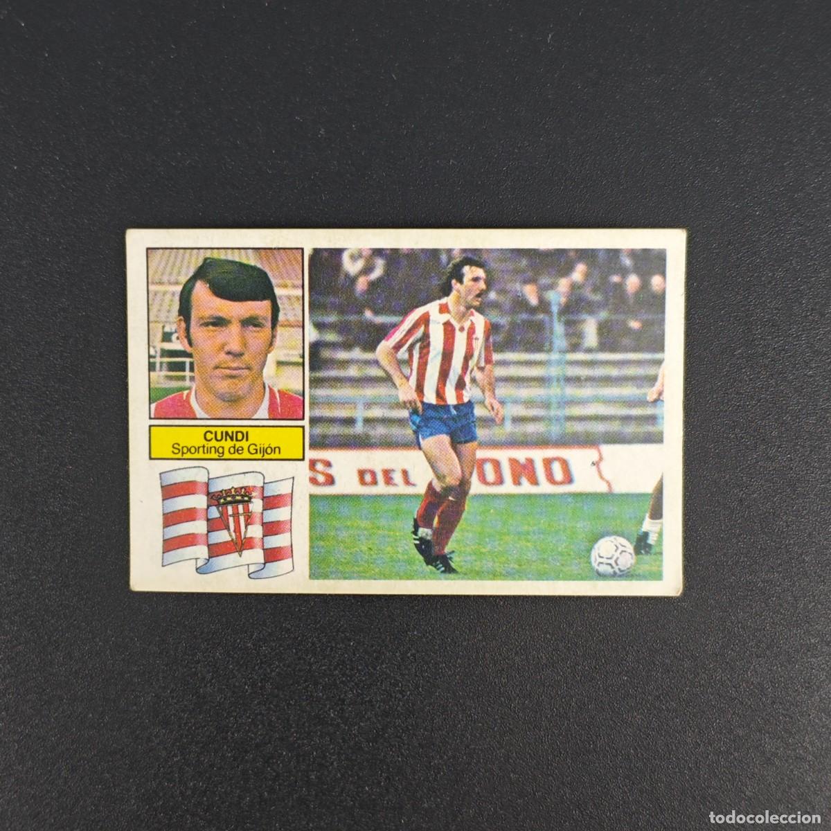 Cromos de f&uacute;tbol: CROMO DE FUTBOL LIGA ESTE 82 83 1982 1983 NUNCA PEGADO SIN PEGAR CUNDI SPORTING GIJON RA1026