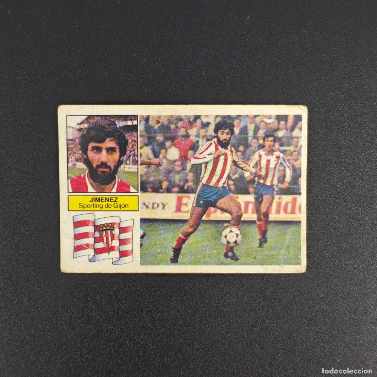 Cromos de f&uacute;tbol: CROMO DE FUTBOL LIGA ESTE 82 83 1982 1983 NUNCA PEGADO SIN PEGAR JIMENEZ SPORTING GIJON RA1026