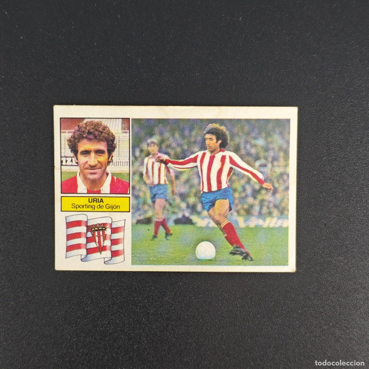 Cromos de f&uacute;tbol: CROMO DE FUTBOL LIGA ESTE 82 83 1982 1983 NUNCA PEGADO SIN PEGAR URIA SPORTING GIJON RA1026