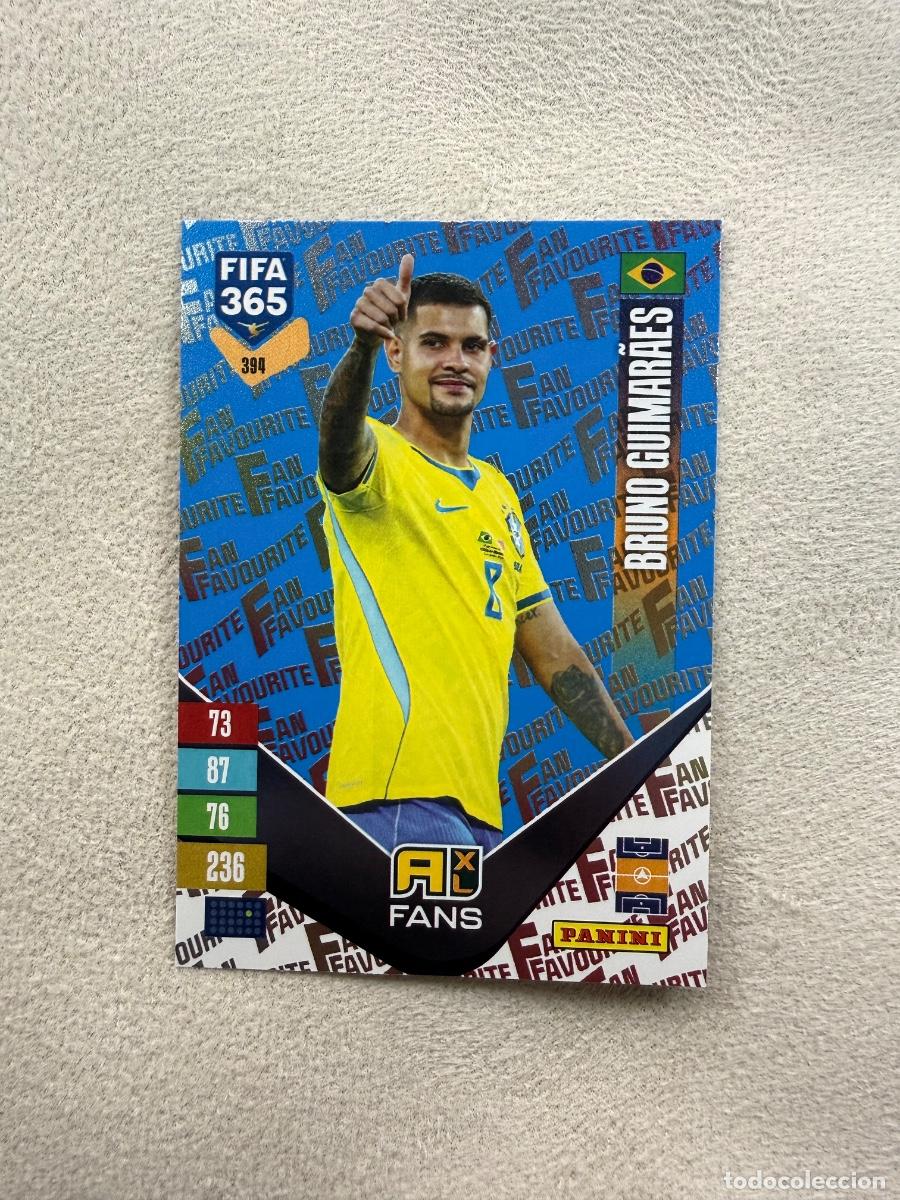 Football Stickers: FIFA 365 Adrenalyn XL 2027 &ndash; Bruno Guimaraes Fan Favourite Azul