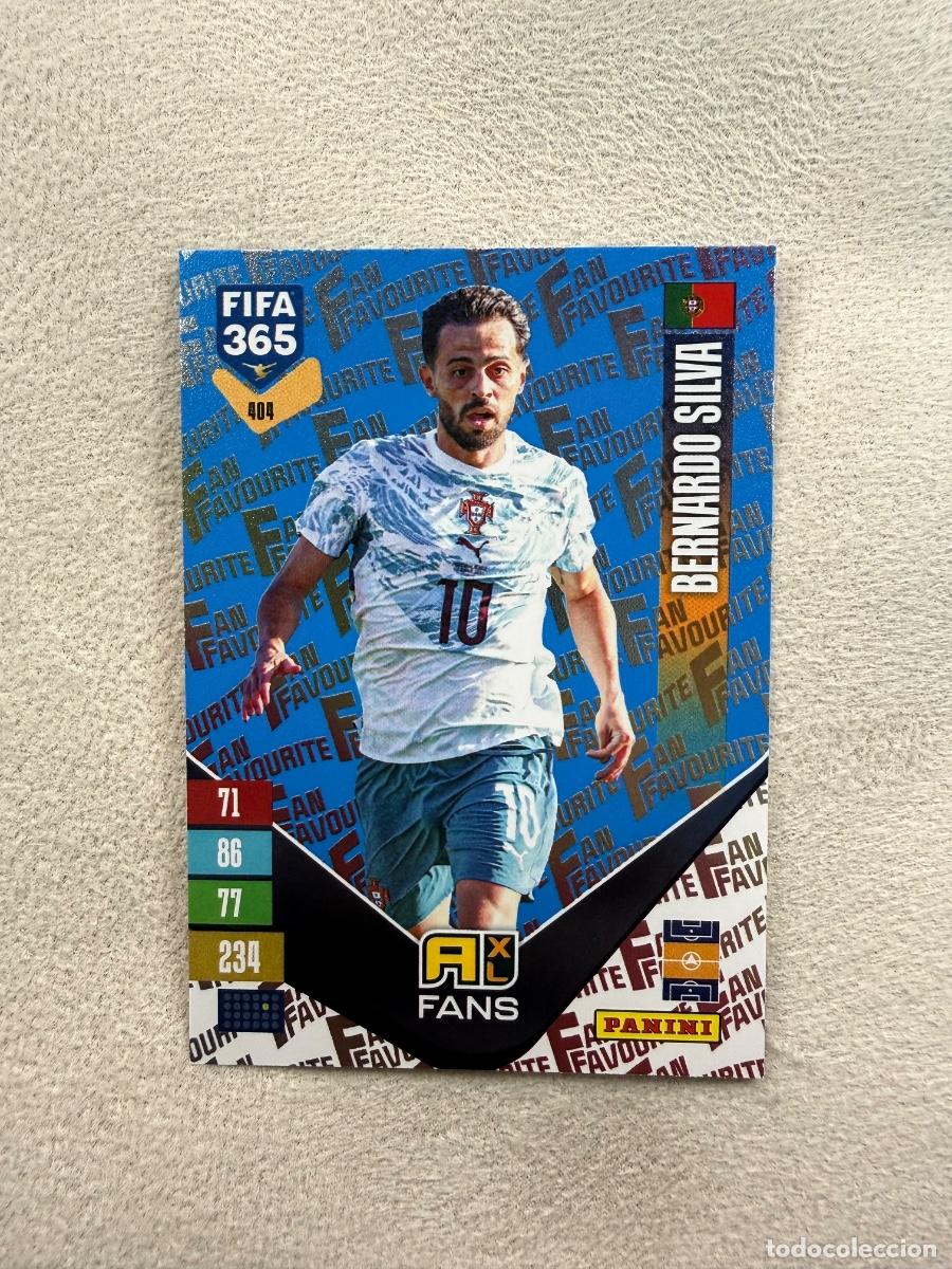 Football Stickers: FIFA 365 Adrenalyn XL 2027 &ndash; Bernardo Silva Fan Favourite Azul