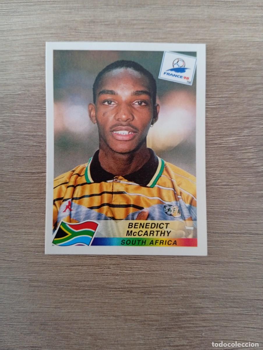 Football Stickers: BENEDICT MCCARTHY 190 SUDAFRICA PANINI FRANCIA 1998 98 SIN PEGAR NUNCA PEGADO