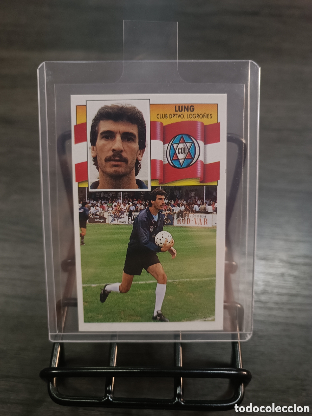 Football Stickers: 90 91 Coloca Lung Logro&ntilde;&eacute;s 1990 1991