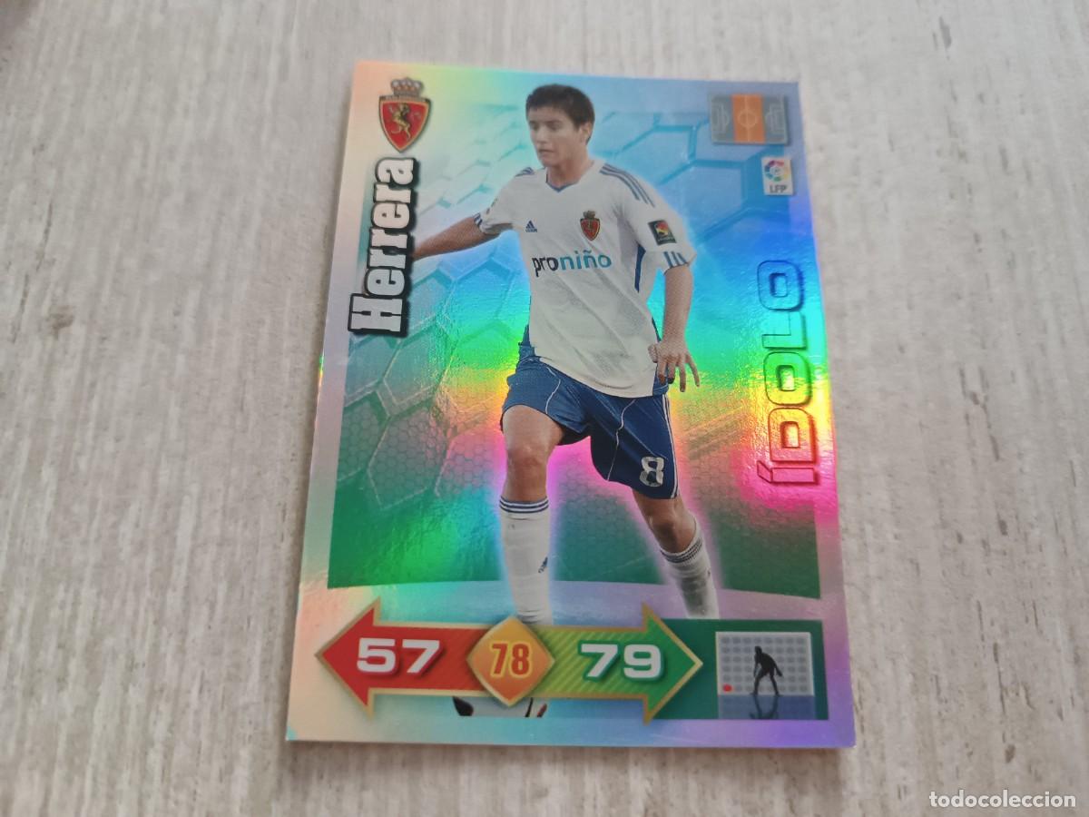 Cromos de f&uacute;tbol: HERRERA &Iacute;DOLO ADRENALYN 2010 2011 10 11