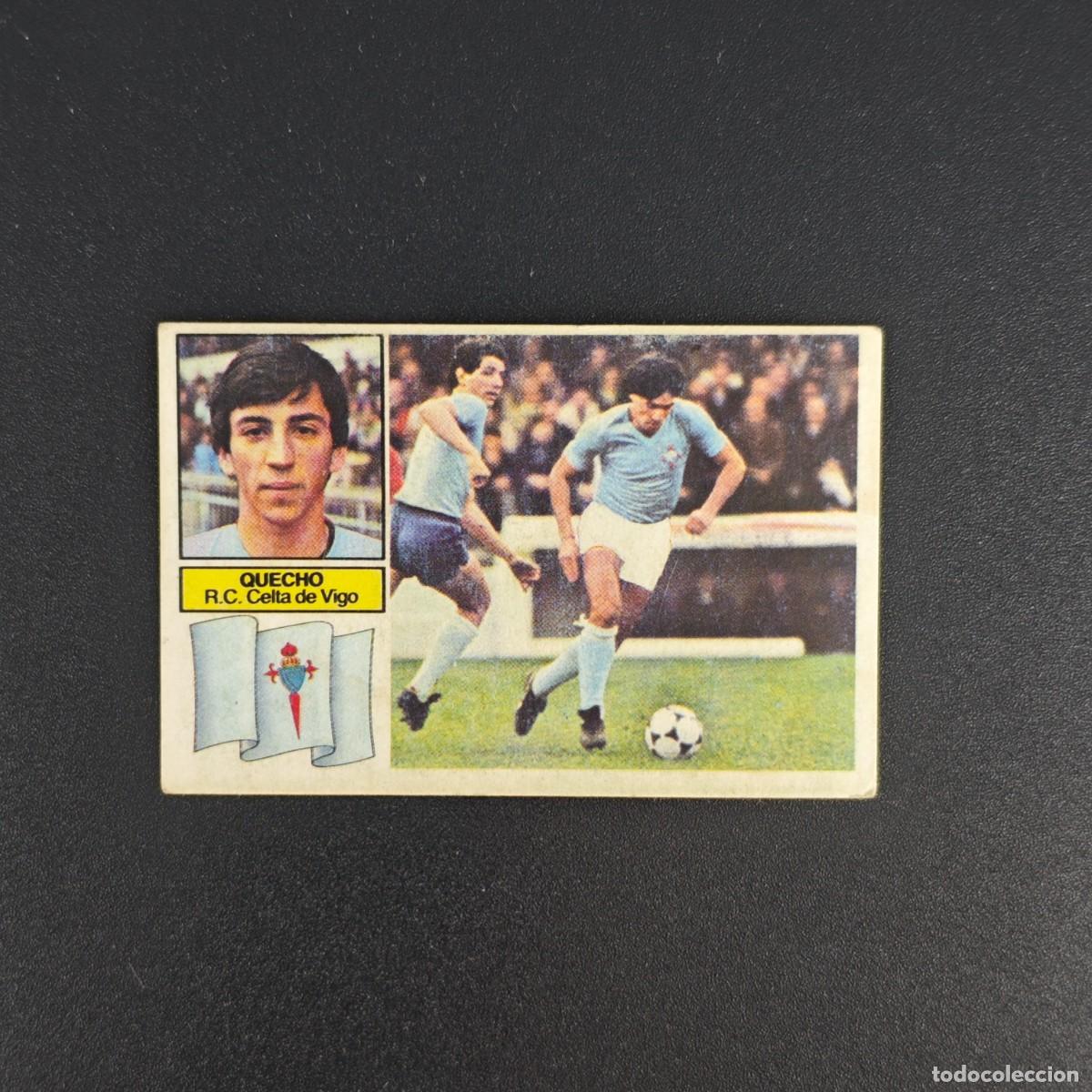 Cromos de f&uacute;tbol: CROMO DE FUTBOL LIGA ESTE 82 83 1982 1983 NUNCA PEGADO SIN PEGAR QUECHO CELTA DE VIGO RA1026