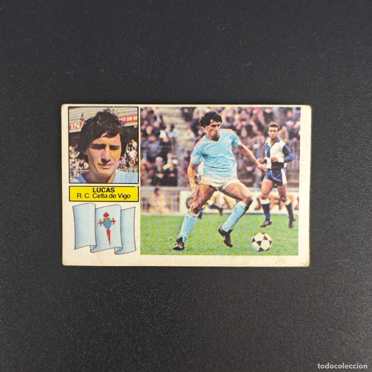 Cromos de f&uacute;tbol: CROMO DE FUTBOL LIGA ESTE 82 83 1982 1983 NUNCA PEGADO SIN PEGAR LUCAS CELTA DE VIGO RA1026