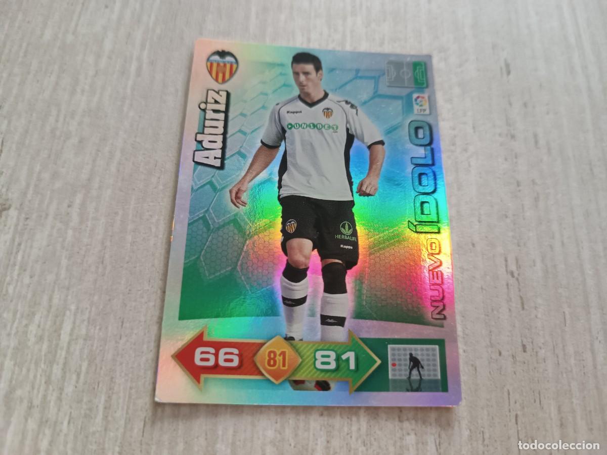 Cromos de f&uacute;tbol: ADURIZ NUEVO &Iacute;DOLO ADRENALYN 2010 2011 10 11