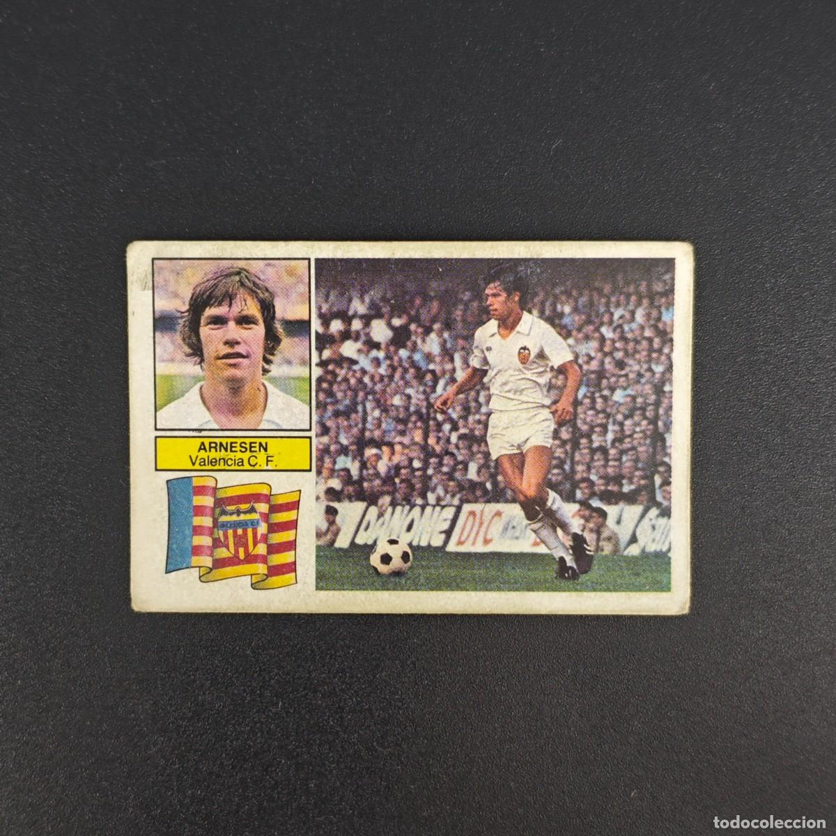 Cromos de f&uacute;tbol: CROMO DE FUTBOL LIGA ESTE 82 83 1982 1983 NUNCA PEGADO SIN PEGAR ARNESEN VALENCIA RA1026