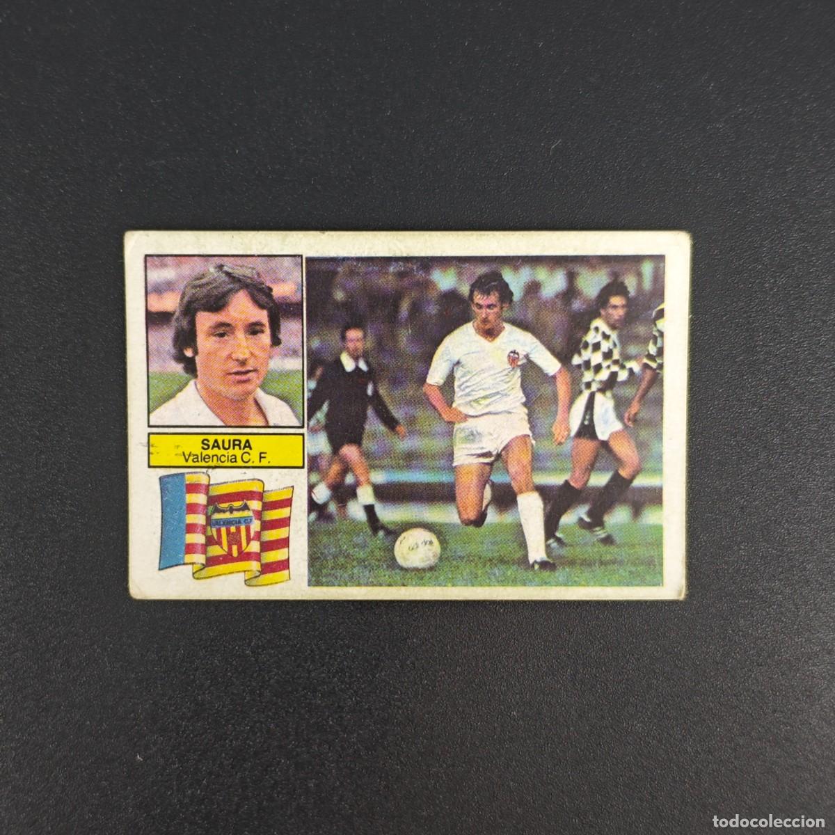 Cromos de f&uacute;tbol: CROMO DE FUTBOL LIGA ESTE 82 83 1982 1983 NUNCA PEGADO SIN PEGAR SAURA VALENCIA RA1026