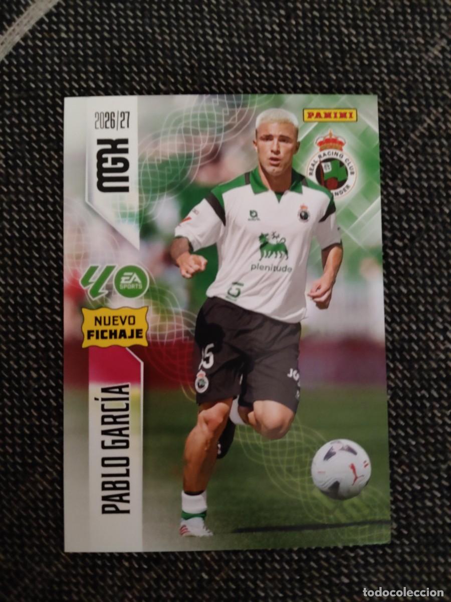 Cromos de f&uacute;tbol: 505 Pablo Garc&iacute;a Racing nuevo fichaje megacracks 2026-27