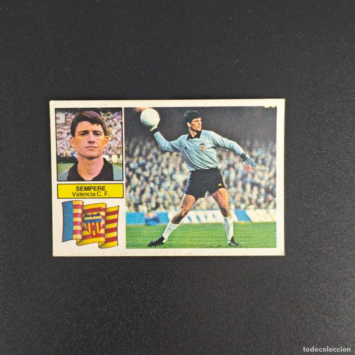 Cromos de f&uacute;tbol: CROMO DE FUTBOL LIGA ESTE 82 83 1982 1983 NUNCA PEGADO SIN PEGAR SEMPERE VALENCIA RA1026