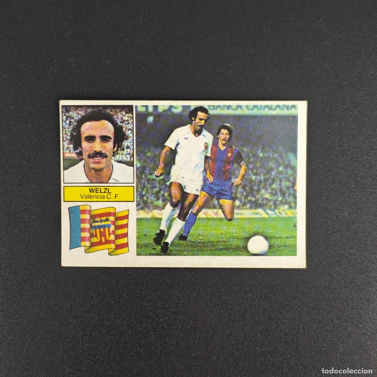 Cromos de f&uacute;tbol: CROMO DE FUTBOL LIGA ESTE 82 83 1982 1983 NUNCA PEGADO SIN PEGAR WELZL VALENCIA RA1026