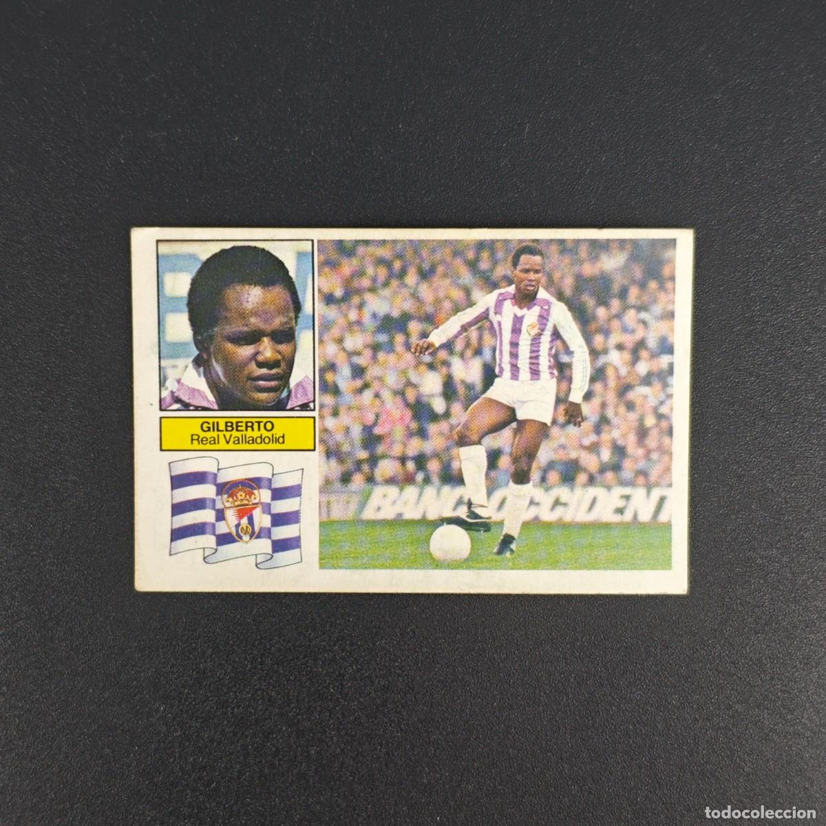 Cromos de Futebol: CROMO DE FUTBOL LIGA ESTE 82 83 1982 1983 NUNCA PEGADO SIN PEGAR GILBERTO REAL VALLADOLID RA1026