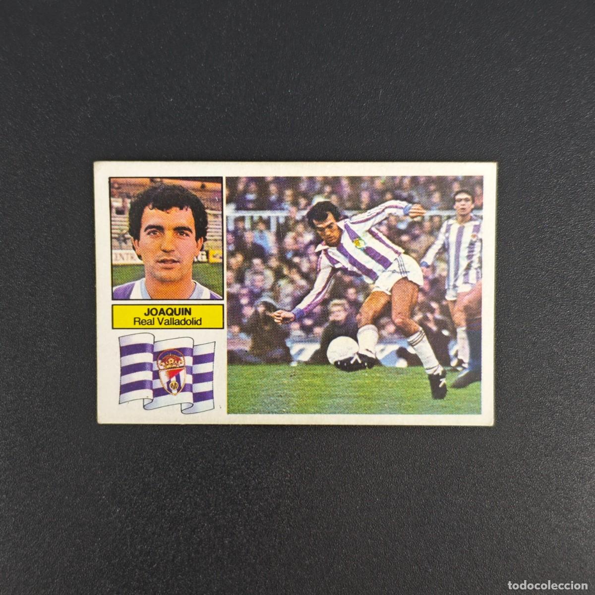 Cromos de Futebol: CROMO DE FUTBOL LIGA ESTE 82 83 1982 1983 NUNCA PEGADO SIN PEGAR JOAQUIN REAL VALLADOLID RA1026