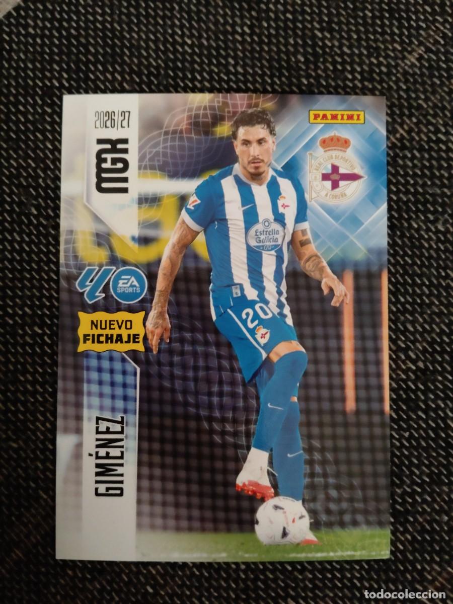 Cromos de Futebol: 496 Gim&eacute;nez Depor nuevo fichaje megacracks 2026-27