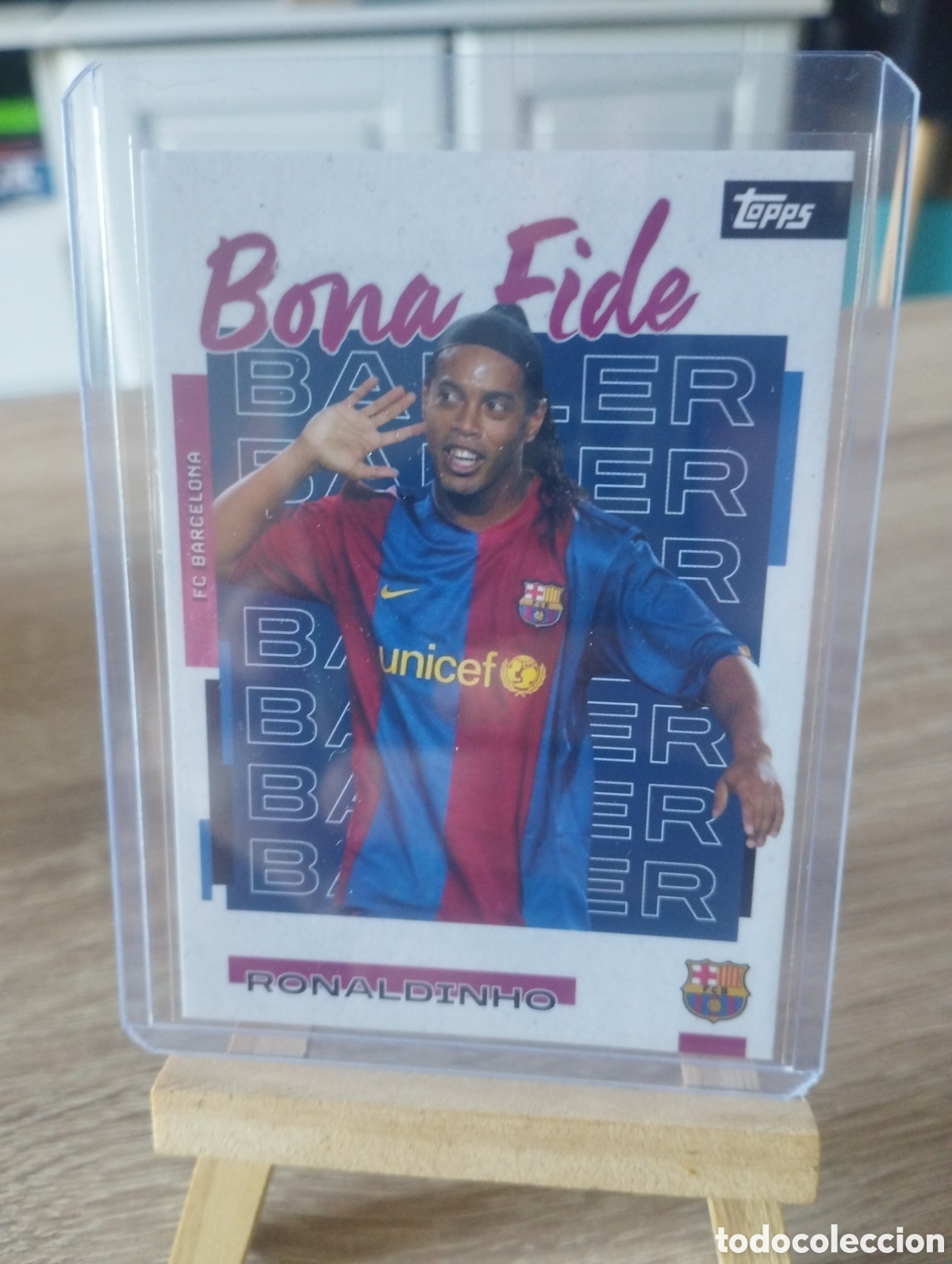 Cartes &agrave; collectionner de Football: Carta Topps Bona Fide Baller Ronaldinho Bar&ccedil;a