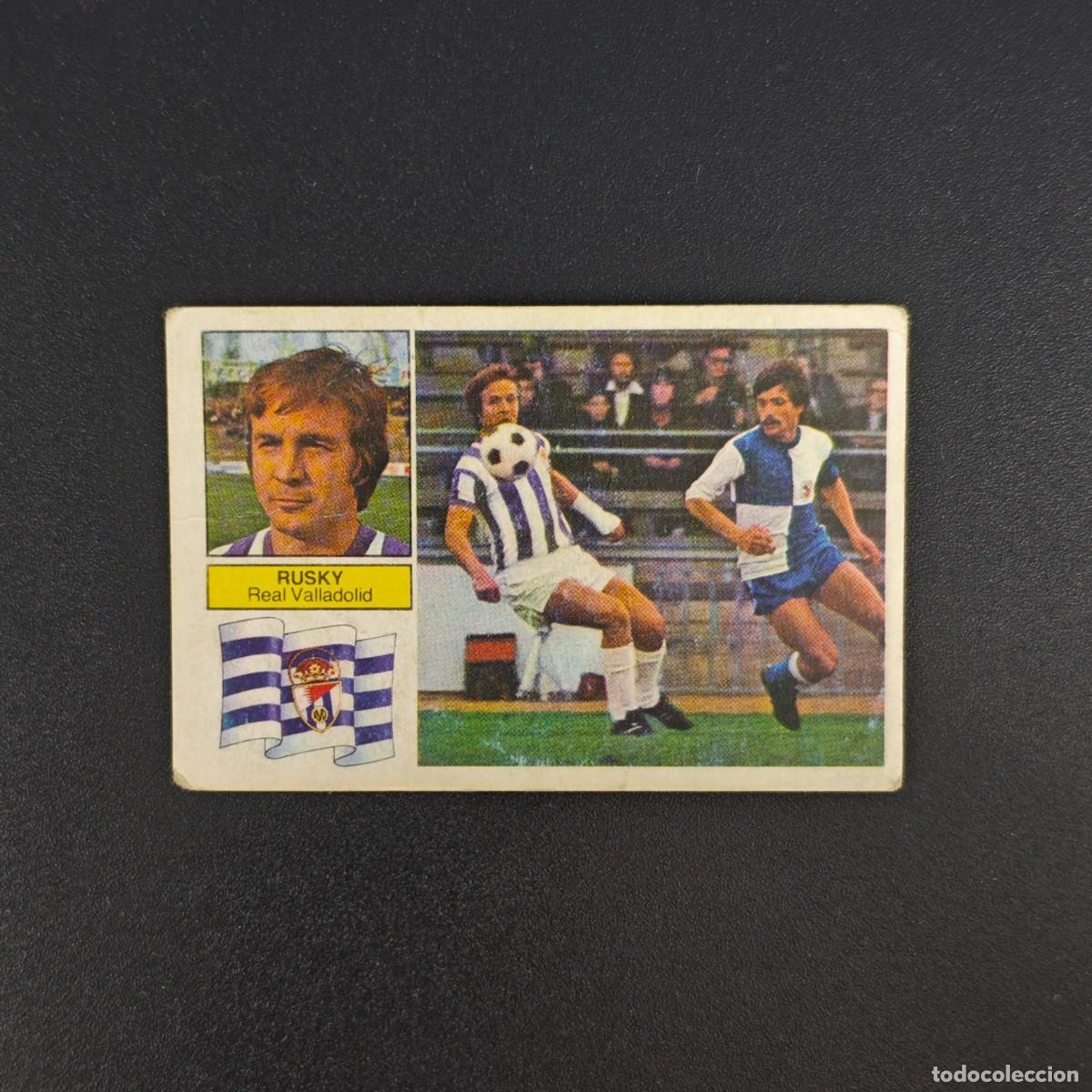 Cromos de Futebol: CROMO DE FUTBOL LIGA ESTE 82 83 1982 1983 NUNCA PEGADO SIN PEGAR RUSKY REAL VALLADOLID RA1026
