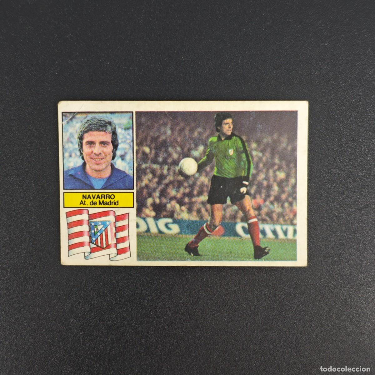 Cromos de Futebol: CROMO DE FUTBOL LIGA ESTE 82 83 1982 1983 NUNCA PEGADO SIN PEGAR NAVARRO ATLETICO MADRID RA1026