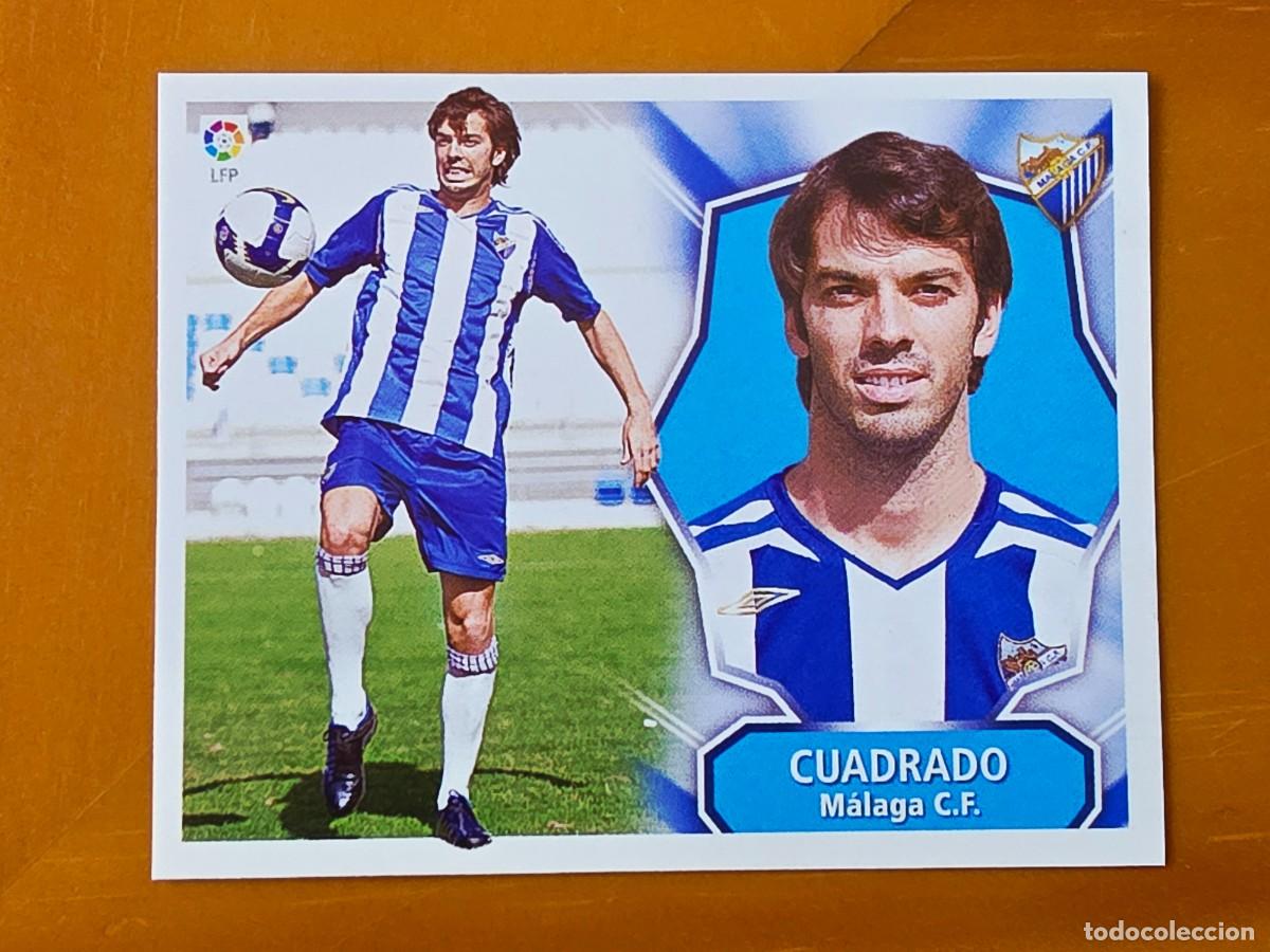 Cromos de f&uacute;tbol: Ib&aacute;n Cuadrado, M&aacute;laga CF, Panini Ediciones Liga Este 2008 2009 08 09, sin pegar