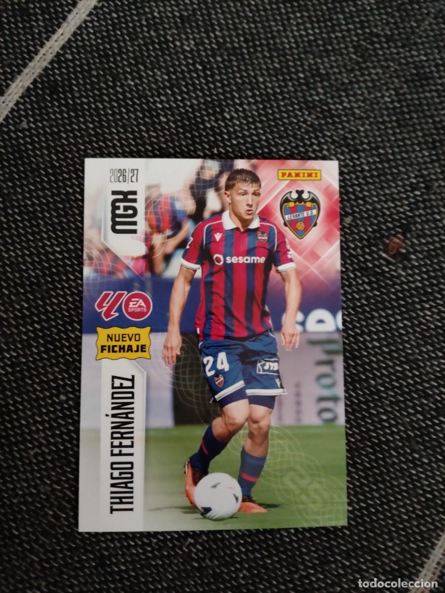 Cromos de f&uacute;tbol: 503 Thiago Fern&aacute;ndez levante nuevo fichaje megacracks 2026-27
