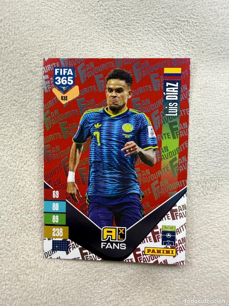 Cromos de f&uacute;tbol: FIFA 365 Adrenalyn XL 2027 &ndash; Luis Diaz Fan Favourite Rojo Red