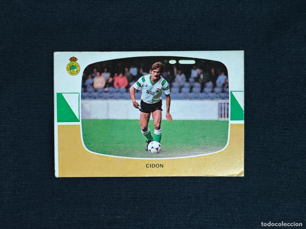 Cromos de f&uacute;tbol: CROMO DE FUTBOL - CIDON - RACING SANTANDER - LIGA 84 85 - 1984 1985 - CROMOS CANO SIN PEGAR