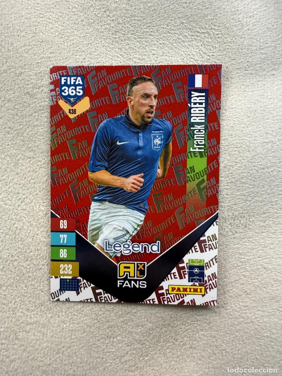 Cromos de f&uacute;tbol: FIFA 365 Adrenalyn XL 2027 &ndash; Franck Ribery Fan Favourite Rojo Red