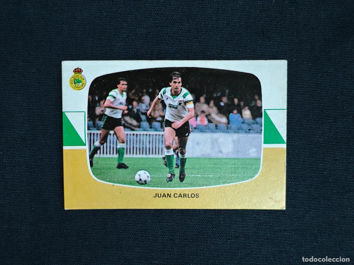 Cromos de f&uacute;tbol: CROMO DE FUTBOL - JUAN CARLOS - RACING SANTANDER - LIGA 84 85 - 1984 1985 - CROMOS CANO SIN PEGAR