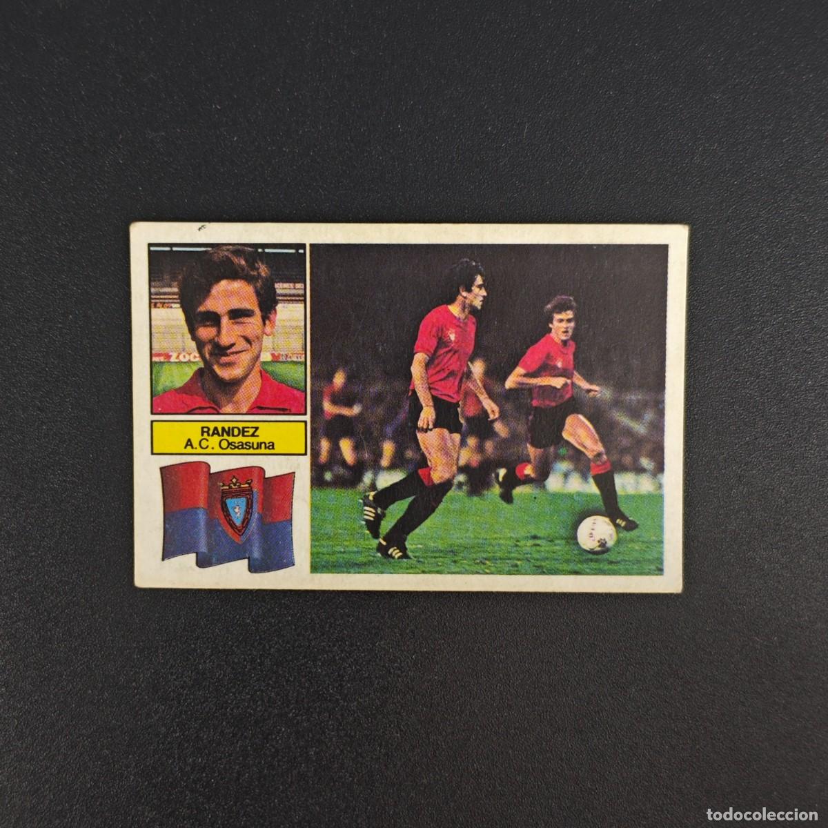 Cromos de f&uacute;tbol: CROMO DE FUTBOL LIGA ESTE 82 83 1982 1983 NUNCA PEGADO SIN PEGAR RANDEZ OSASUNA RA1026