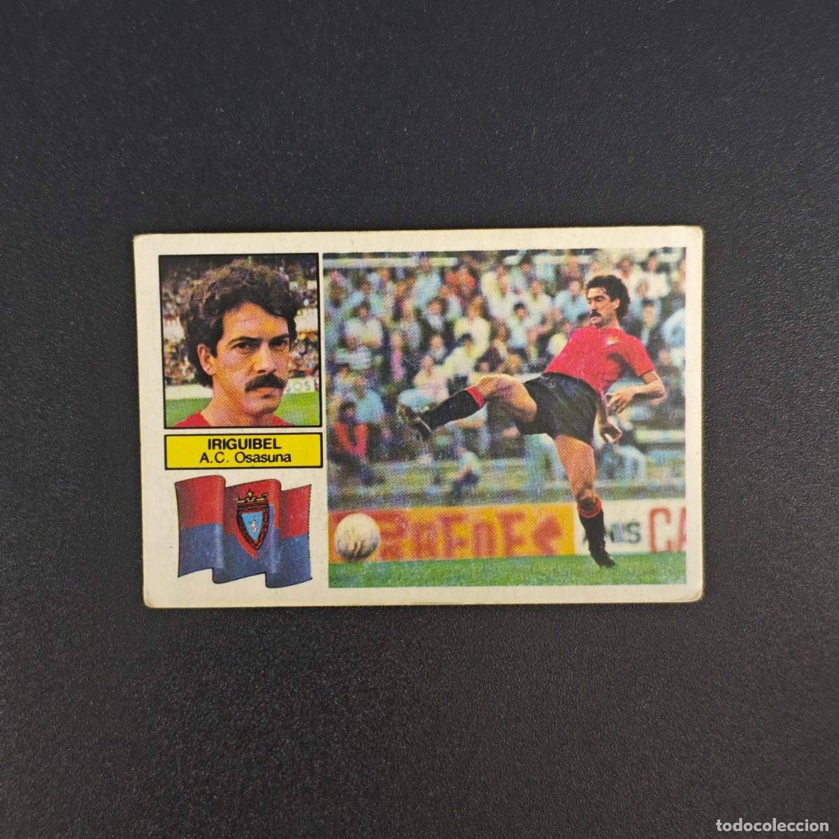 Cromos de f&uacute;tbol: CROMO DE FUTBOL LIGA ESTE 82 83 1982 1983 NUNCA PEGADO SIN PEGAR IRIGUIBEL OSASUNA RA1026