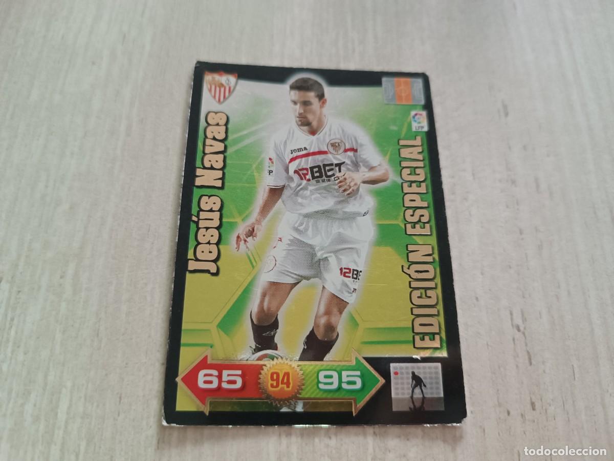 Cromos de f&uacute;tbol: JES&Uacute;S NAVAS EDICI&Oacute;N ESPECIAL ADRENALYN 2010 2011 10 11