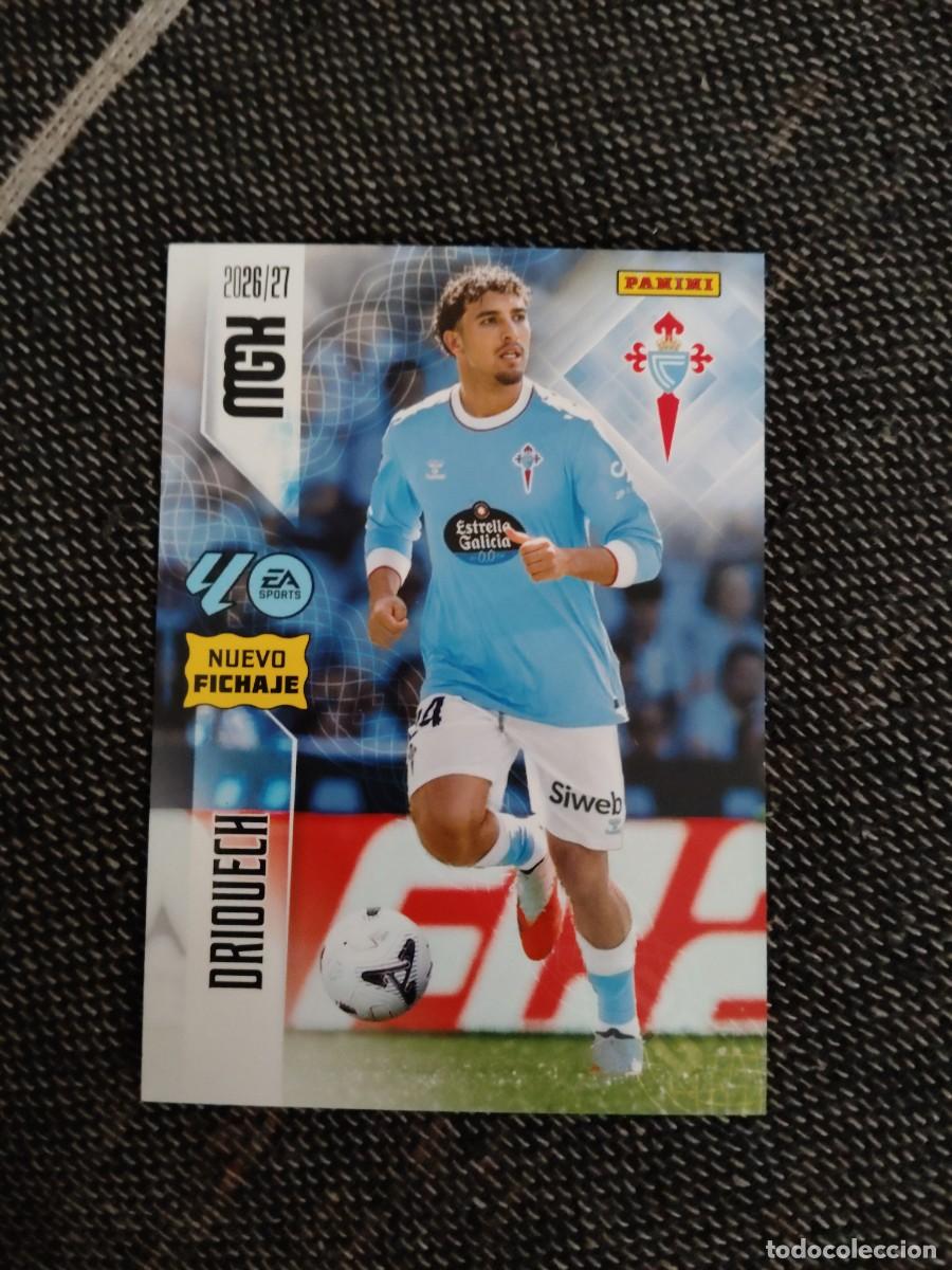 Cromos de f&uacute;tbol: 490 driouech celta nuevo fichaje megacracks 2026-27