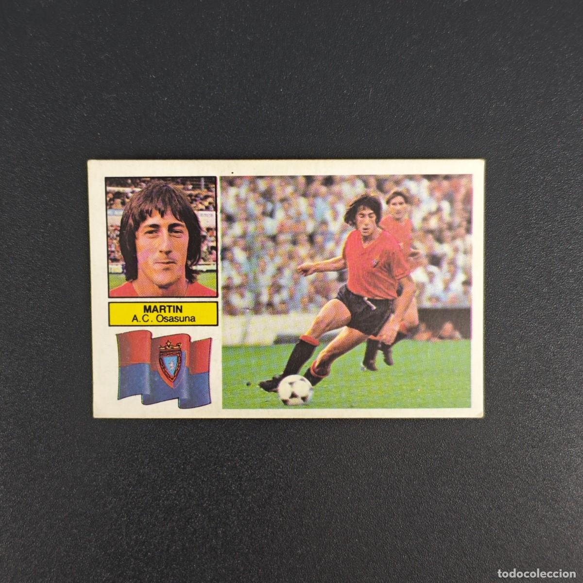 Cromos de f&uacute;tbol: CROMO DE FUTBOL LIGA ESTE 82 83 1982 1983 NUNCA PEGADO SIN PEGAR MARTIN OSASUNA RA1026