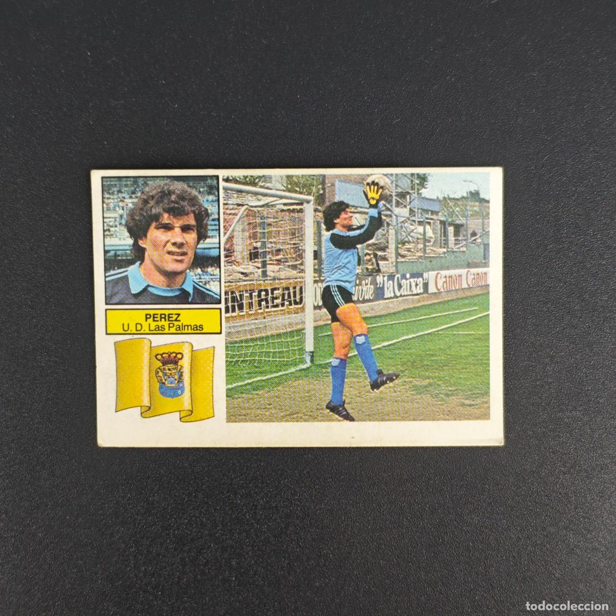 Cromos de f&uacute;tbol: CROMO DE FUTBOL LIGA ESTE 82 83 1982 1983 NUNCA PEGADO SIN PEGAR PEREZ LAS PALMAS RA1026