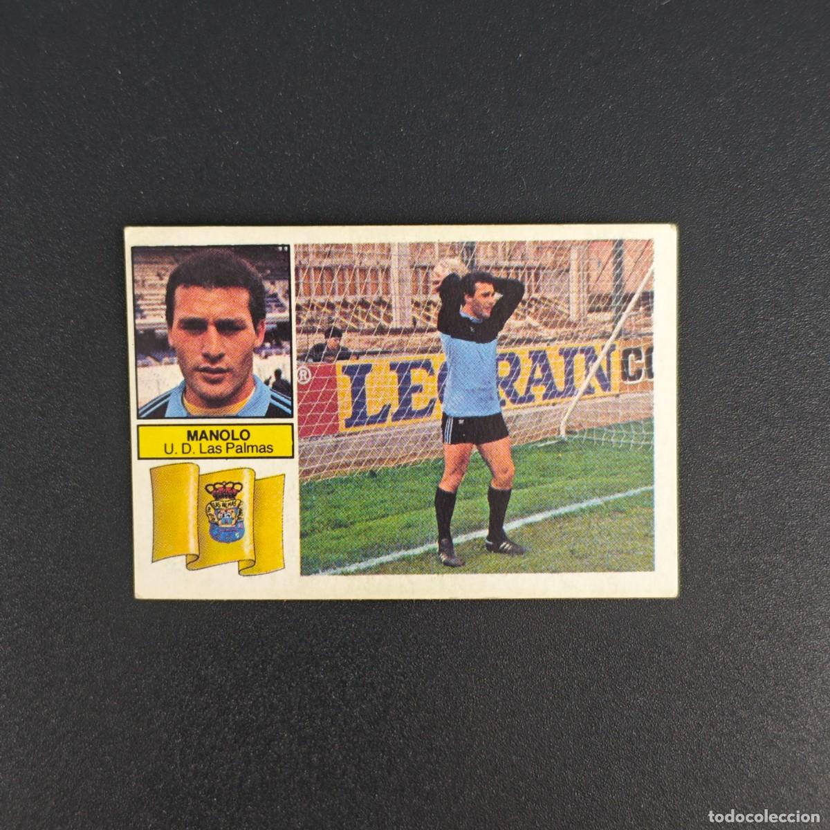 Cromos de f&uacute;tbol: CROMO DE FUTBOL LIGA ESTE 82 83 1982 1983 NUNCA PEGADO SIN PEGAR MANOLO LAS PALMAS RA1026