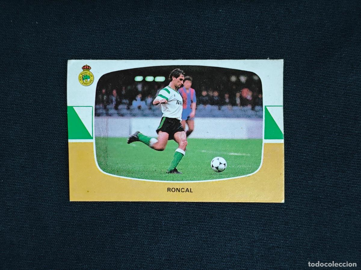 Cromos de f&uacute;tbol: CROMO DE FUTBOL - RONCAL - RACING SANTANDER - LIGA 84 85 - 1984 1985 - CROMOS CANO SIN PEGAR