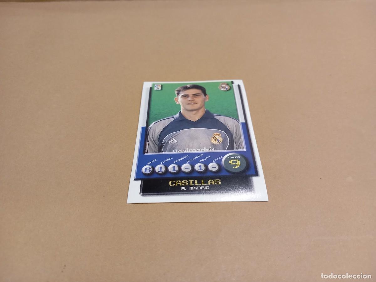 Cromos de f&uacute;tbol: CASILLAS SUPERLIGA 2001- 2002 CROMO NUNCA PEGADO PANINI / COMPRA M&Iacute;NIMA 5&euro;
