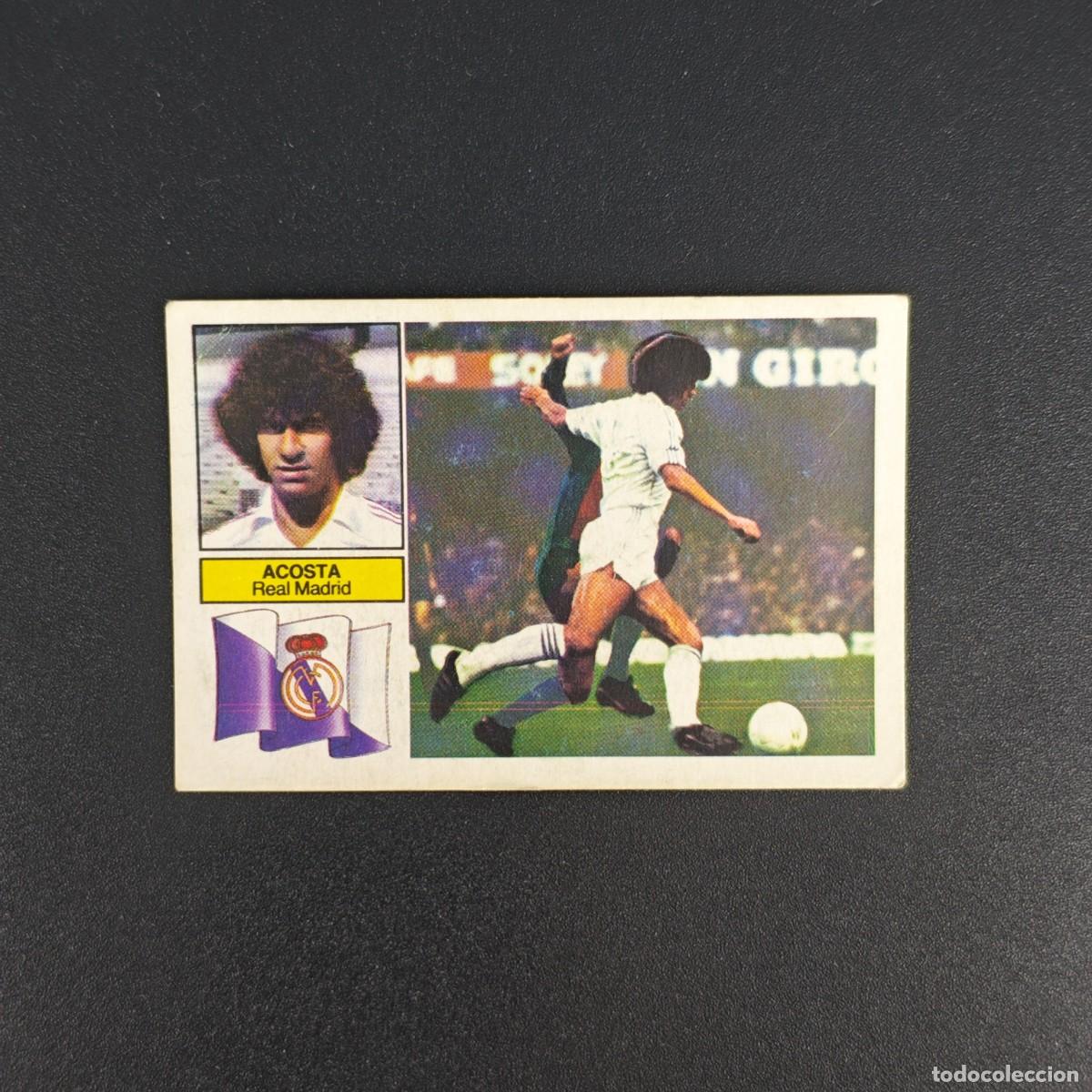 Cromos de f&uacute;tbol: CROMO DE FUTBOL LIGA ESTE 82 83 1982 1983 NUNCA PEGADO SIN PEGAR ACOSTA REAL MADRID RA1026