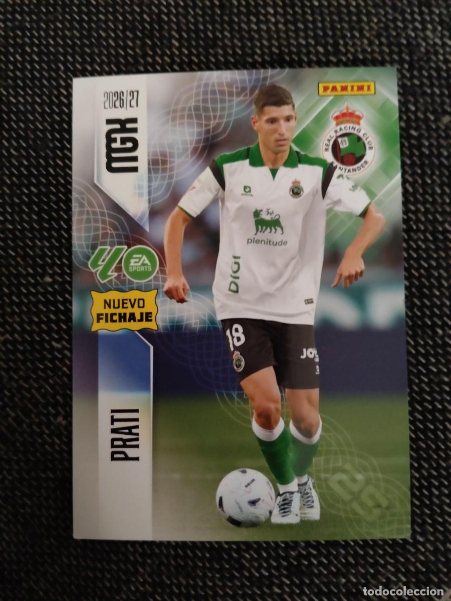 Cromos de f&uacute;tbol: 495 prati Racing nuevo fichaje megacracks 2026-27