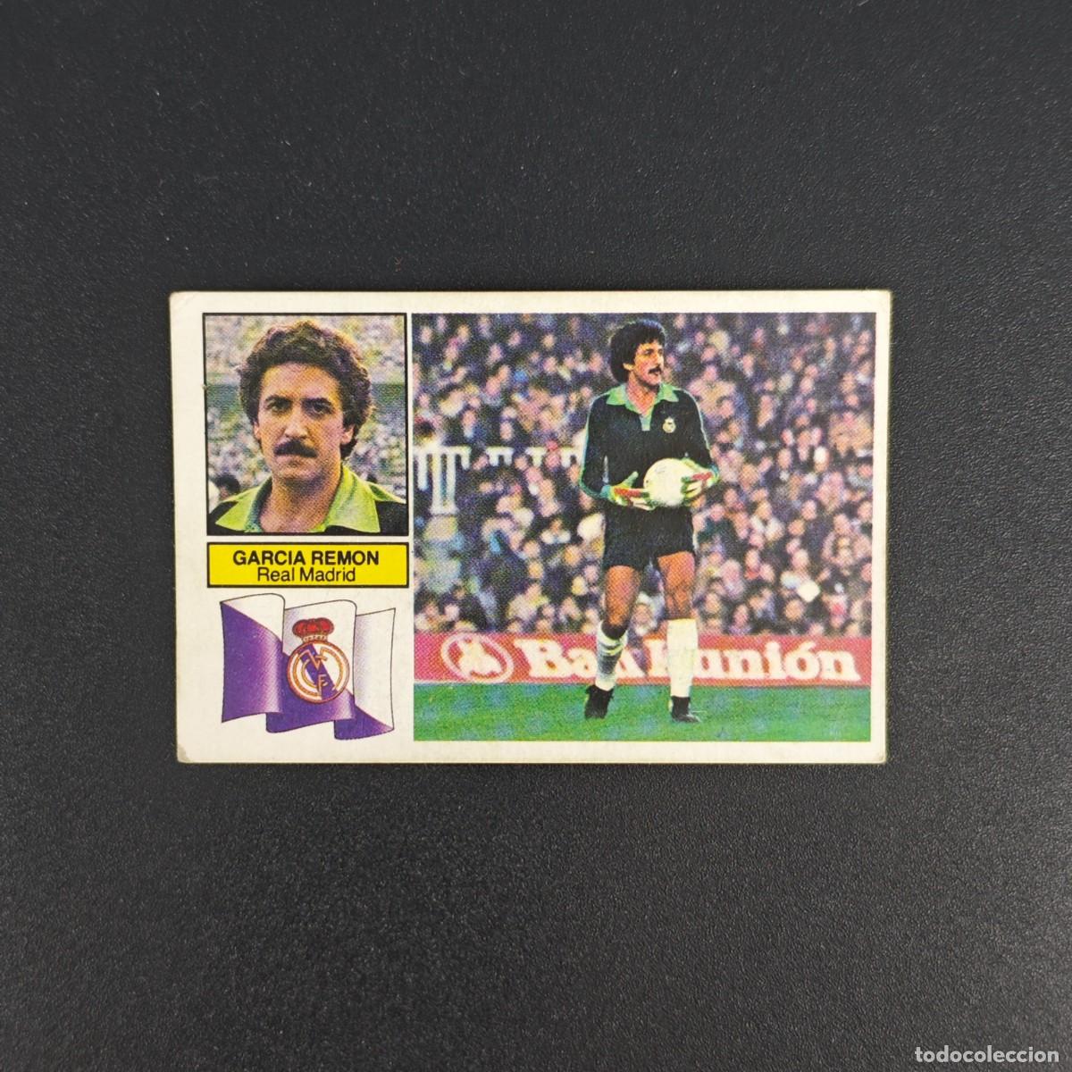 Cromos de f&uacute;tbol: CROMO DE FUTBOL LIGA ESTE 82 83 1982 1983 NUNCA PEGADO SIN PEGAR GARCIA REMON REAL MADRID RA1026