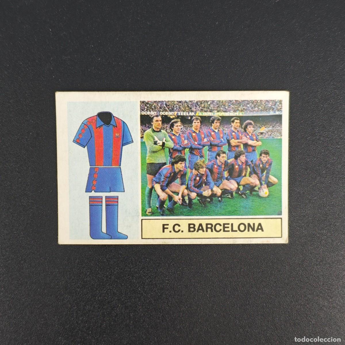 Cromos de f&uacute;tbol: CROMO DE FUTBOL LIGA ESTE 82 83 1982 1983 NUNCA PEGADO SIN PEGAR ALINEACION BARCELONA RA1026