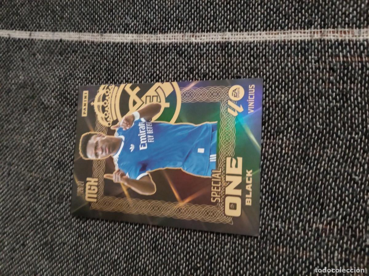 Cromos de f&uacute;tbol: Special one black vinicius real Madrid megacracks 2026-27