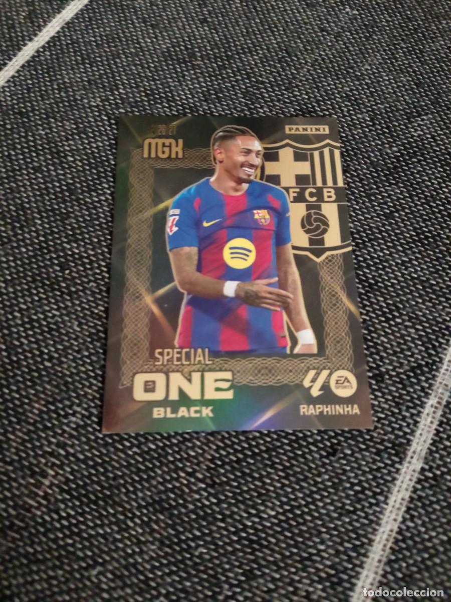 Cromos de f&uacute;tbol: Special one black raphinha FC Barcelona megacracks 2026-27