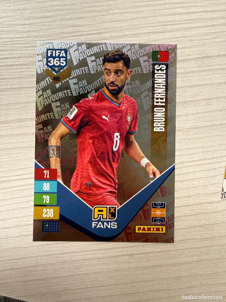 Cromos de f&uacute;tbol: ADRENALYN XL FIFA 365 2027 - Bruno Fernandez Fan Favourite