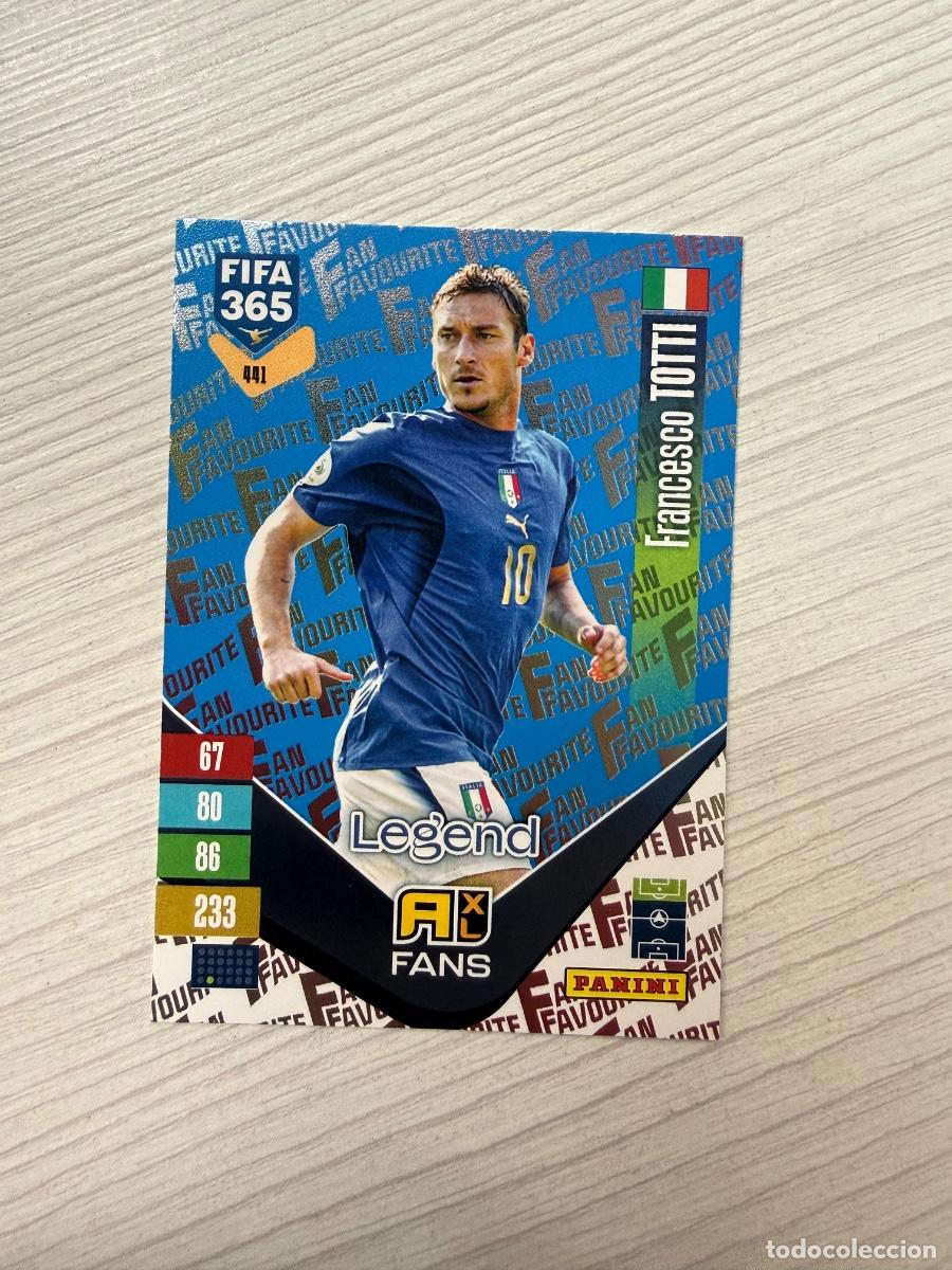 Cromos de f&uacute;tbol: ADRENALYN XL FIFA 365 2027 - Francesco Totti Fan Favourite Azul
