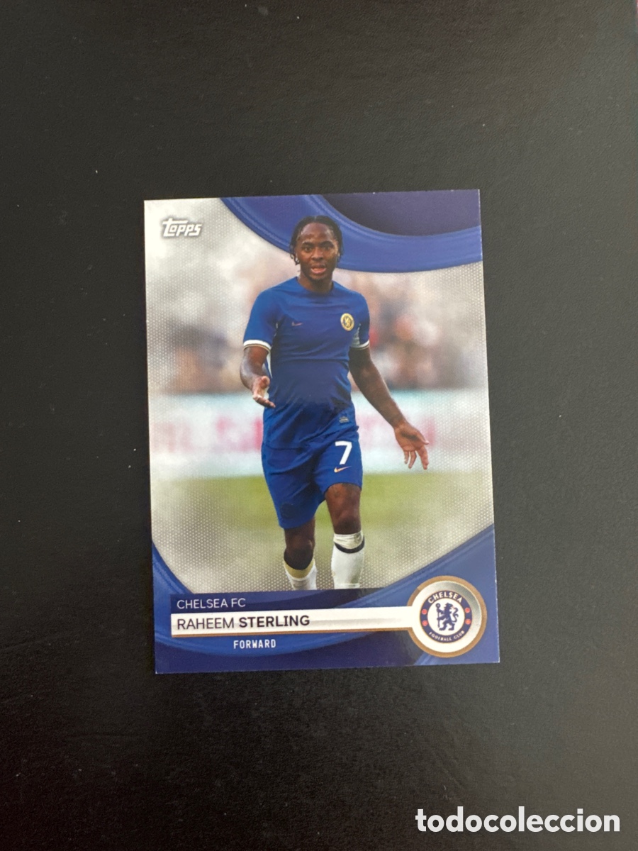 Cromos de f&uacute;tbol: STERLING CHELSEA N&Uacute;MERO 18 SET CHELSEA TOPPS 2024