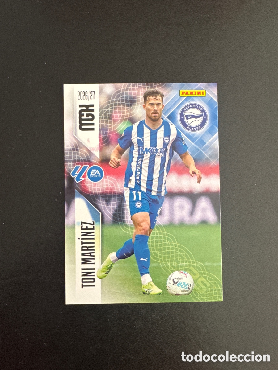 Cromos de f&uacute;tbol: TONI MART&Iacute;NEZ ALAV&Eacute;S NUMERO 35 MEGACRACKS 2026 2027
