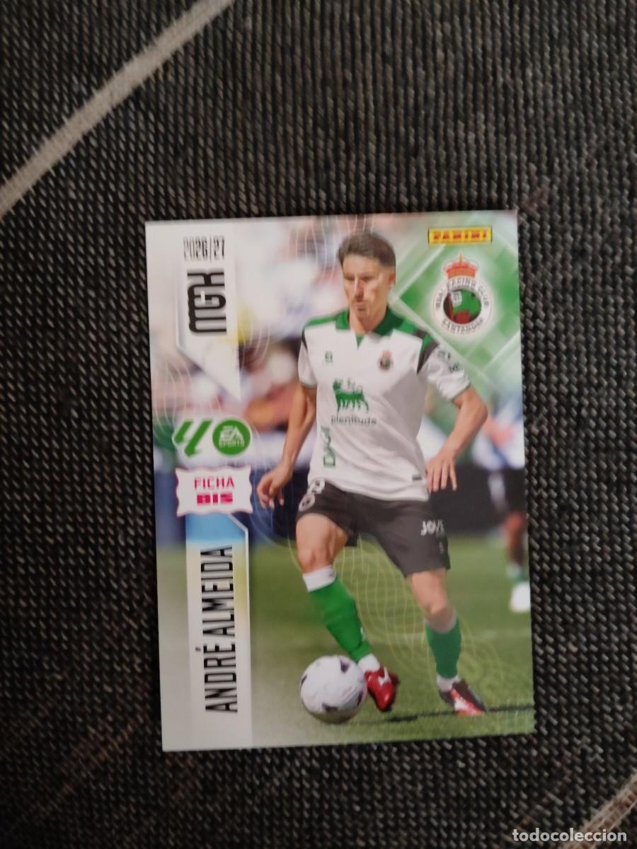 Cromos de f&uacute;tbol: 281 bis Andre Almeida Racing megacracks 2026-27